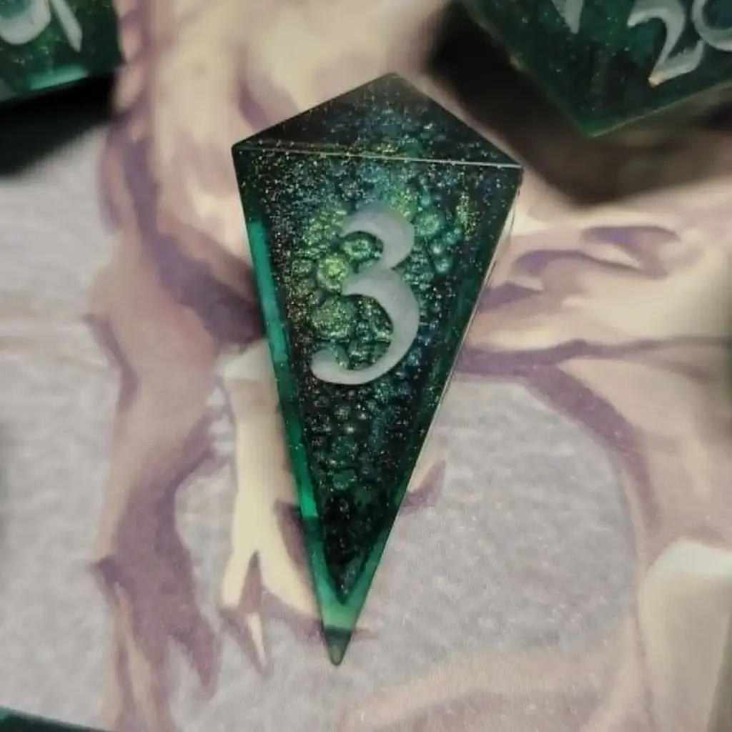 Set de dés draconiques - Dragon Lunaire