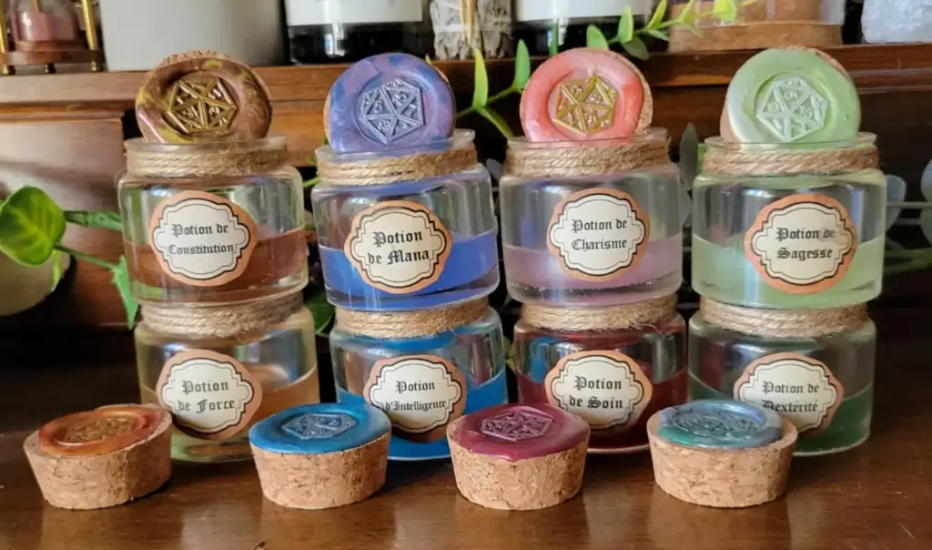 Potions lance dés personalisées