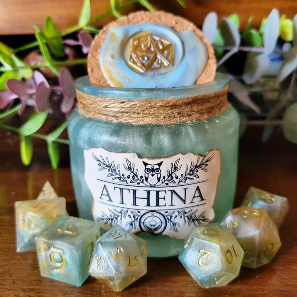 Set mythologique - Athéna