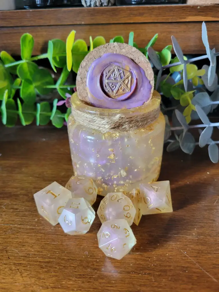 Set de dés + Pot "Mystéria"