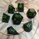 Set de dés draconiques - Dragon Noir
