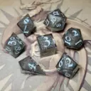 Set de dés draconiques - Dragon d'Argent