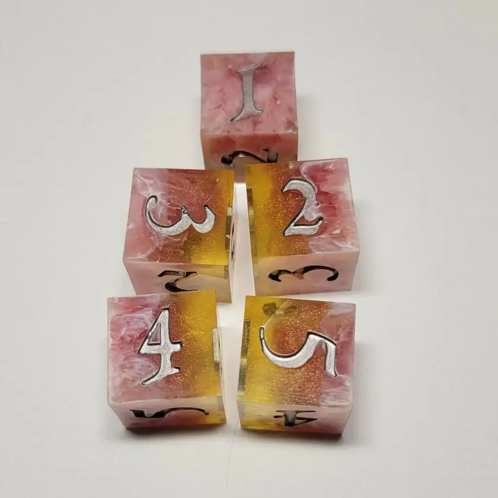 Lot de 5 dés 6