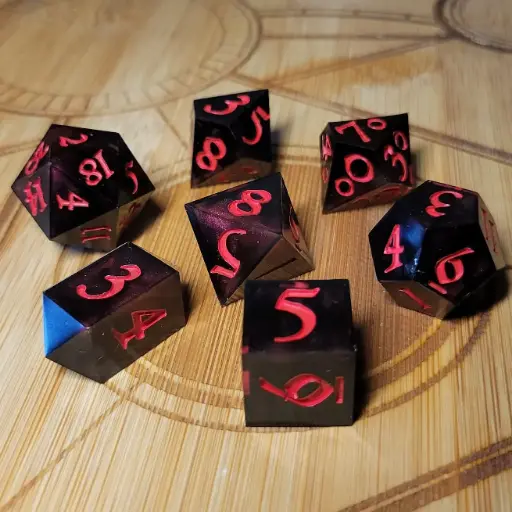 Set "Boule de Cristal rouge"