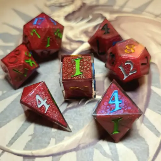 Set de dés draconiques - Reine des Dragons