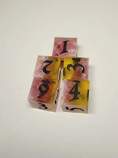 Lot de 5 dés 6